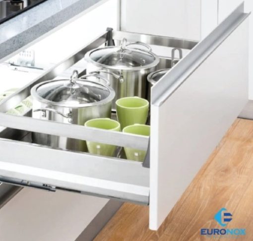 Giá xoong nồi inox đáy đặc gắn cánh Euronox EU1.75M