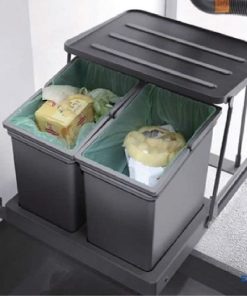 Thùng đựng rác 2 khoang Euronox EU.DV2 - 6 Thùng đựng rác 2 khoang Euronox EU.DV2