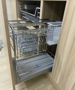 Giá dao thớt chai lọ đa năng nan dẹt Inox SUS304HL Euronox EU2.35.304 - 6 Giá dao thớt chai lọ đa năng nan dẹt Inox SUS304HL Euronox EU2.40.304