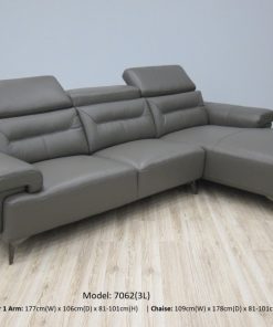 SOFA DA BÒ FUTURE MODEL 7062 (3L) CHỮ L