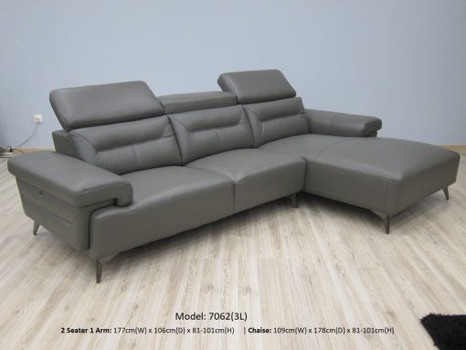 SOFA DA BÒ FUTURE MODEL 7062 (3L) CHỮ L