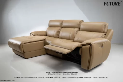SOFA DA BÒ FUTURE MODEL 9919 (3L) CHỮ L