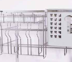 GIÁ DAO THỚT CHAI LỌ ĐA NĂNG DẸT INOX BÓNG EURONOX EU2.40