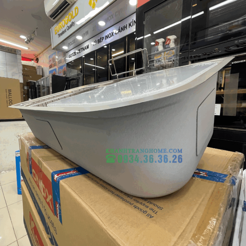 CHẬU RỬA BÁT CHỐNG XƯỚC PHONG CÁCH KONOX TARI 9051SR FULL - 80 CHẬU RỬA BÁT KONOX TARI 9051SR