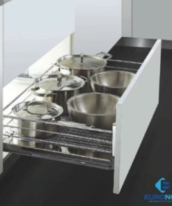 Giá xoong nồi bát dĩa đa năng nan tròn Euronox EU3.80