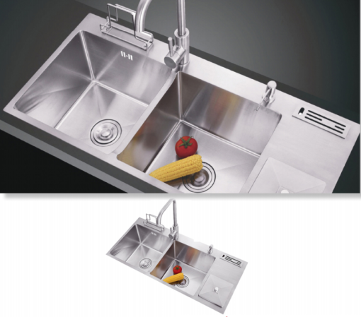 CHẬU RỬA INOX KAFF KF-D-HM10048 - 1