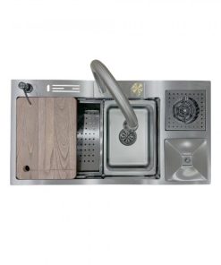 CHẬU RỬA INOX KAFF KF-FYD8846-B