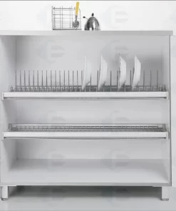 Kệ bát đĩa cố định khung nhôm Euronox EUA.70.304 - 13 Kệ bát đĩa cố định khung nhôm Euronox EUA.90.304