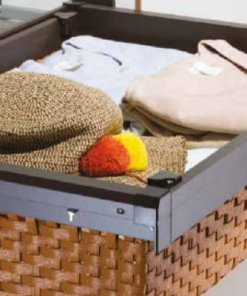 Rổ ngăn kéo để đồ gấp giả mây Euronox EUA89 - 6 Rổ ngăn kéo để đồ gấp giả mây Euronox EUA89