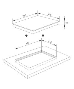 Bếp từ âm Malloca MH-7320 I - 48 Bếp từ âm Malloca MH-7320 I - 47