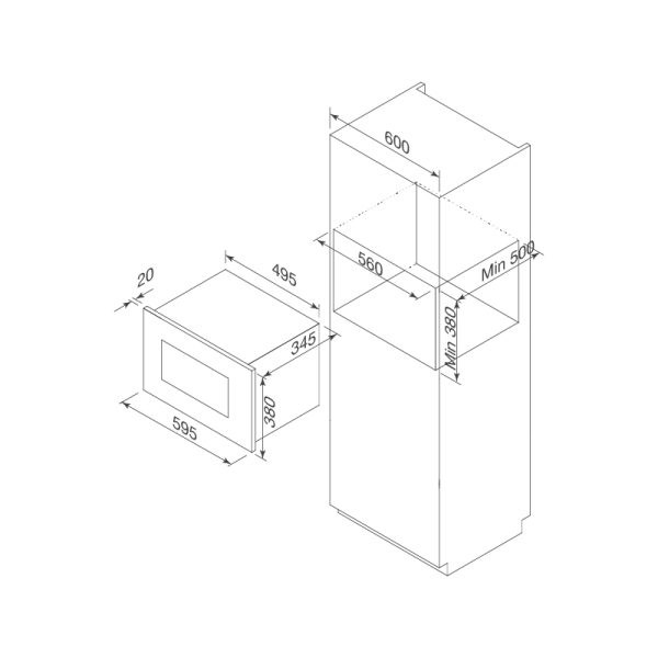 LÒ VI SÓNG ÂM TỦ MALLOCA MW-925BF - 3