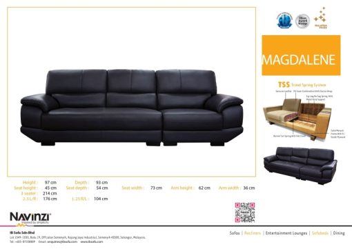 SOFA BĂNG DA BÒ NAVINZI MAGDALENE