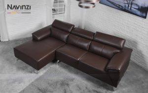 SOFA DA BÒ NAVINZI MAGIC CHỮ L BÊN PHẢI