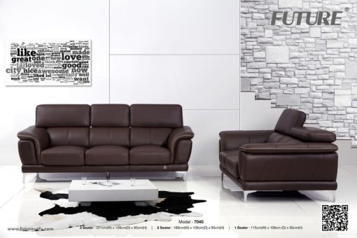 SOFA BĂNG DA BÒ FUTURE MODEL 7040