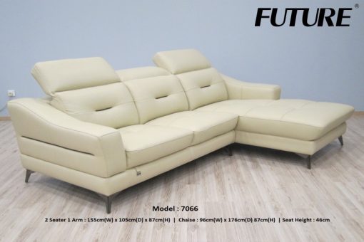 SOFA DA BÒ FUTURE MODEL 7066 (3L) CHỮ L - 1