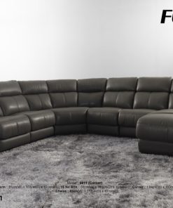 SOFA GÓC CHỮ L DA BÒ FUTURE MODEL 9911