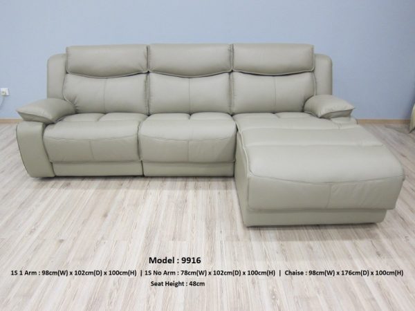 SOFA DA BÒ FUTURE MODEL 9916 (3L) CHỮ L