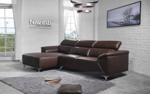 SOFA DA BÒ NAVINZI MAGIC CHỮ L BÊN PHẢI