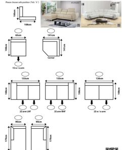 SOFA GÓC CHỮ L DA BÒ FUTURE MODEL 7051 - 8 SOFA GÓC CHỮ L DA BÒ FUTURE MODEL 7051