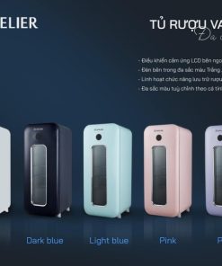 TỦ LÀM MÁT RƯỢU VANG SPELIER SP 12 WC MÀU TÍM - 11