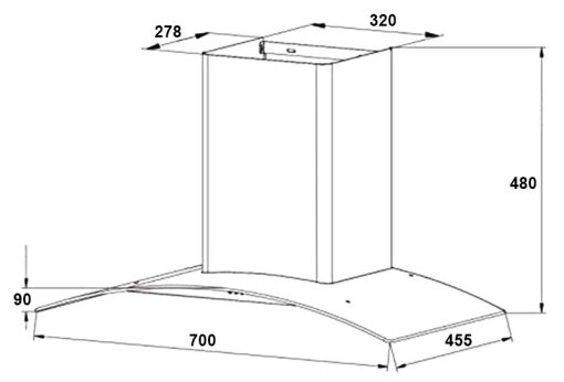 MÁY HÚT MÙI SPELIER SP 655GV - 3