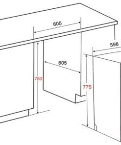 MÁY RỬA BÁT SPELIER SP 775 DW-B - 18 MÁY RỬA BÁT SPELIER SP 775 DW-B - 17