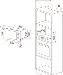 LÒ VI SÓNG KẾT HỢP NƯỚNG SPELIER SP 8206 EU - 15