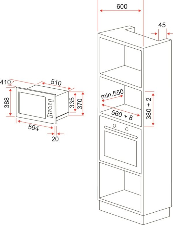 LÒ VI SÓNG KẾT HỢP NƯỚNG SPELIER SP 8206 EU - 3