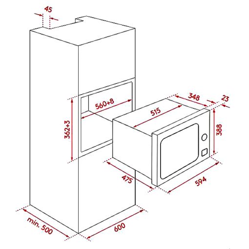 LÒ VI SÓNG KẾT HỢP NƯỚNG SPELIER SP 8213 EU - 3