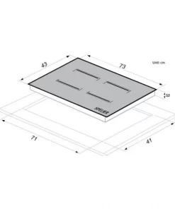 BẾP TỪ ĐÔI SPELIER SPE-IC 928 C - 8 BẾP TỪ ĐÔI SPELIER SPE-IC 928 C - 7