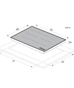 BẾP TỪ ĐÔI SPELIER SPE–IC1188 - 8 BẾP TỪ ĐÔI SPELIER SPE–IC1188 - 7