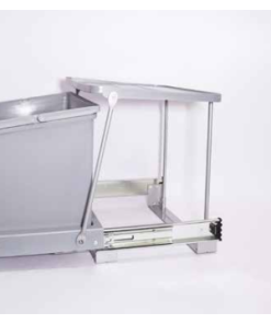 Thùng đựng rác 1 khoang gắn cánh Euronox EU.DV1