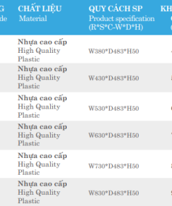 Khay chia thìa dĩa Euronox EUP70