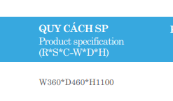 Gương xoay âm tủ Euronox EUAN16 - 6 Gương xoay âm tủ Euronox EUAN16