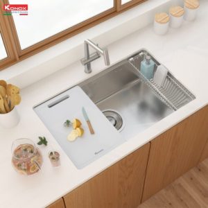 CHẬU RỬA BÁT CHỐNG XƯỚC PHONG CÁCH NHẬT KONOX TARI 7648SR - 23