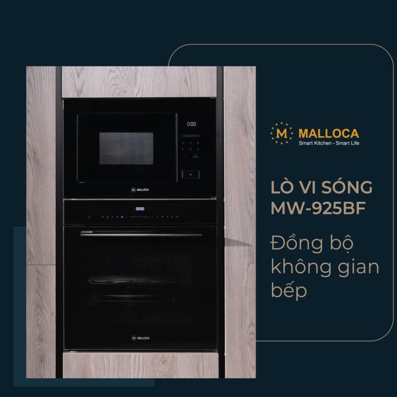 Lò Vi Sóng Âm Tủ Malloca MW-925BF