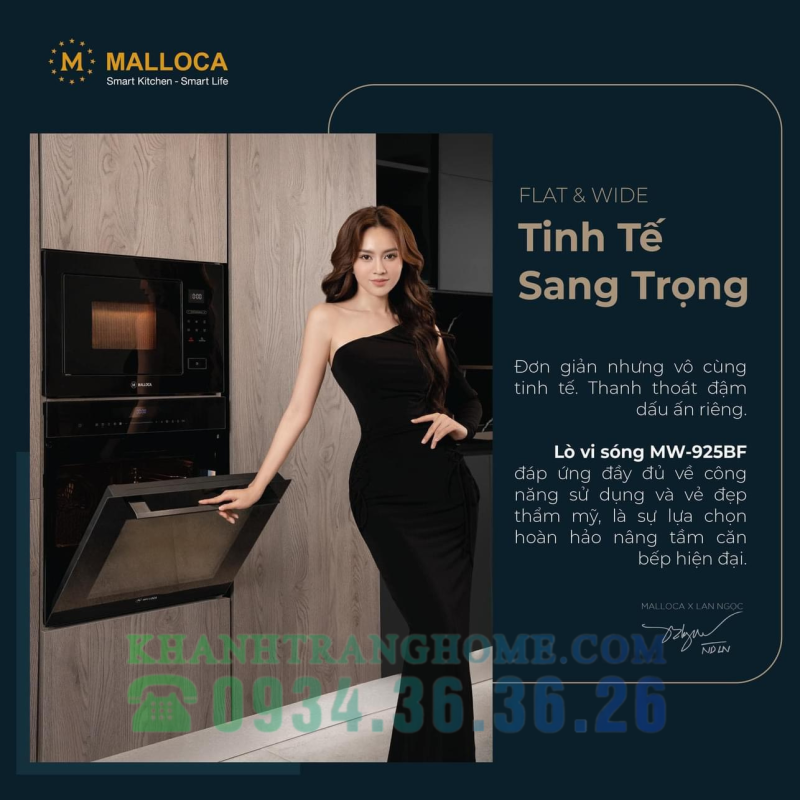 Đánh giá lò vi sóng âm tủ MALLOCA MW-925BF có tốt không?