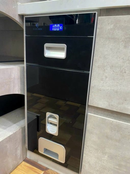 Thùng gạo gương điện tử nút nhấn Euronox EVB-30E