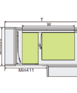 Kệ liên hoàn nan Euronox EU3-90L.304 - 8 Kệ liên hoàn nan Euronox EU3-90R.304