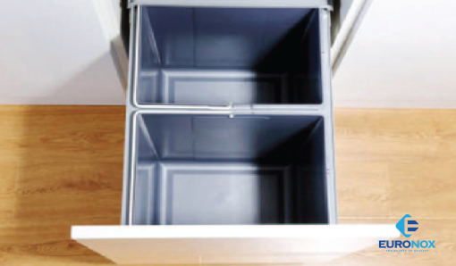 Thùng đựng rác 2 khoang Euronox EU.D40M