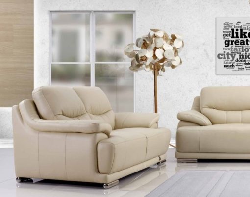 SOFA BĂNG DA BÒ FUTURE MODEL 7036 (MÀU KEM)