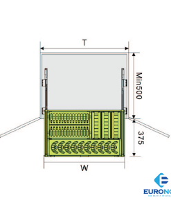 Giá bát đĩa inox đáy đặc âm tủ Euronox EU1.B70 - 7 Giá bát đĩa inox đáy đặc âm tủ Euronox EU1.B70