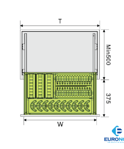 Giá bát đĩa inox đáy đặc gắn cánh Euronox EU1.B80M - 6 Giá bát đĩa inox đáy đặc gắn cánh Euronox EU1.B80M