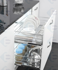 Giá xoong nồi bát dĩa đa năng nan tròn Euronox EU3.B60 - 16 Giá xoong nồi bát dĩa đa năng nan tròn Euronox EU3.B60 - 15