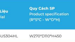 Giá bát đĩa treo ngoài Euronox EN6 - 5 Giá bát đĩa treo ngoài Euronox EN6