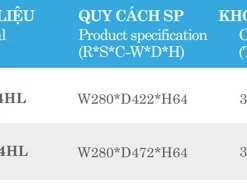 Khay chia thìa dĩa Euronox EU1-50A.304 - 7 Khay chia thìa dĩa Euronox EU1-50A.304