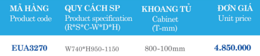 Kệ góc để đồ đa năng 3 tầng Euronox EUA3270