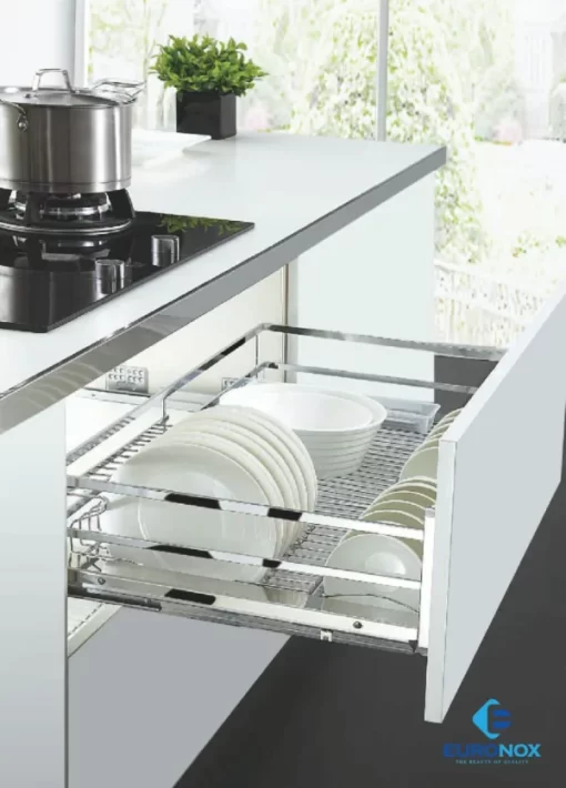 Giá xoong nồi bát dĩa đa năng nan dẹt Euronox EU2.90.304