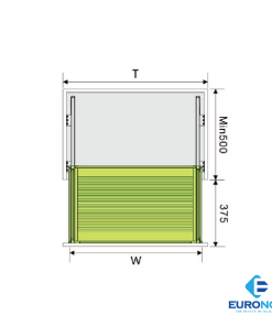 Giá xoong nồi inox đáy đặc gắn cánh Euronox EU1.80M - 10 Giá xoong nồi inox đáy đặc gắn cánh Euronox EU1.75M