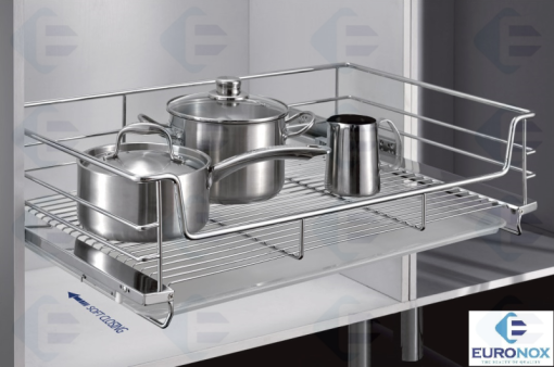 Giá xoong nồi bát dĩa đa năng nan tròn Euronox EU3.70
